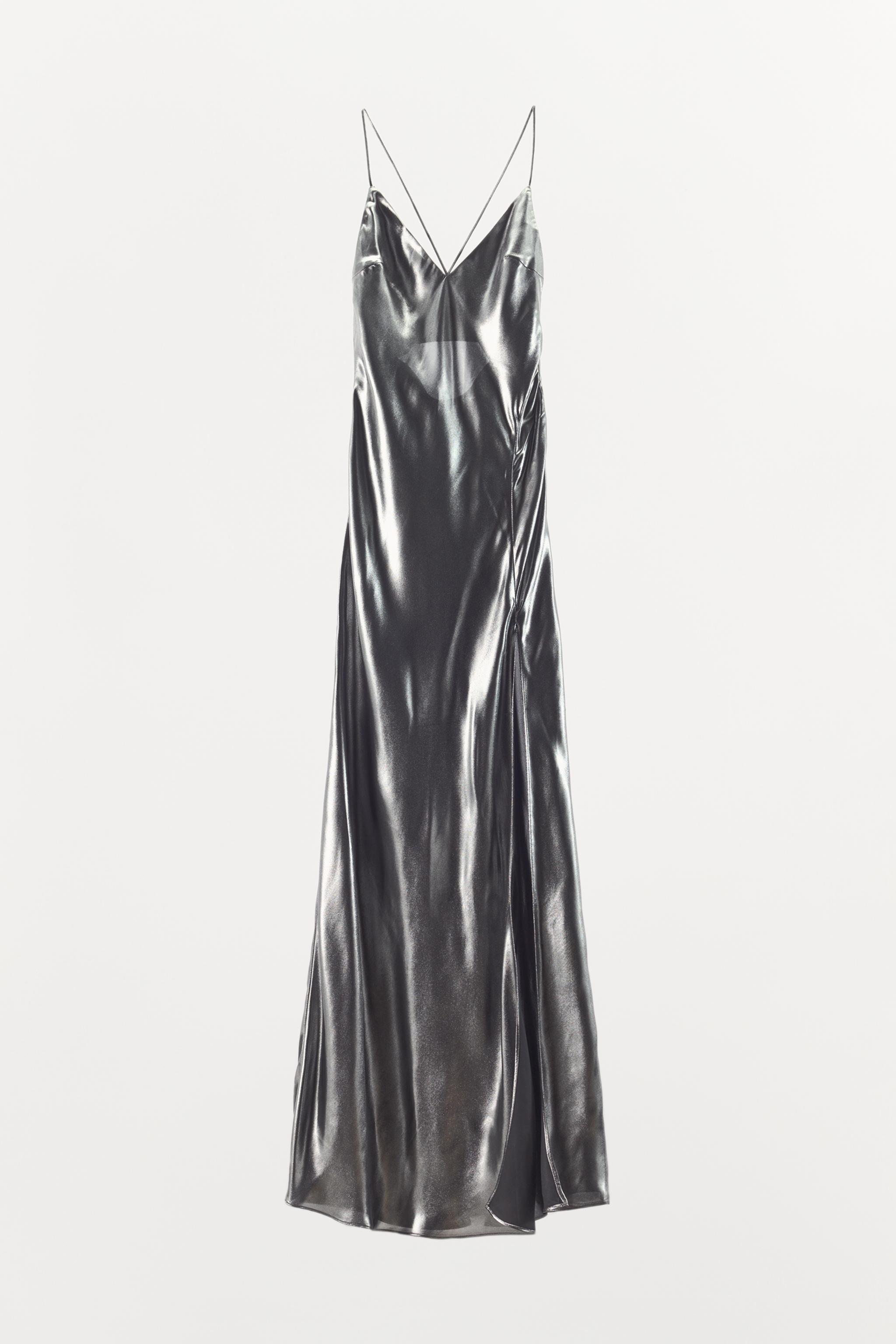 METALLIC LONG DRESS